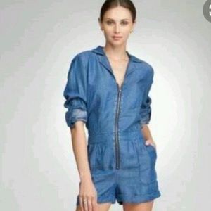 Bebe denim jumpsuit